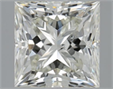 2.51 Carats, Princess J Color, SI1 Clarity and Certified by GIA