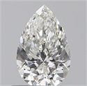 0.51 Carats, Pear H Color, VS2 Clarity and Certified by GIA