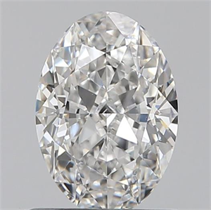 Picture of 0.71 Carats, Oval F Color, VS1 Clarity and Certified by GIA