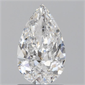 1.00 Carats, Pear E Color, SI2 Clarity and Certified by GIA