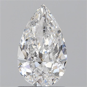 Picture of 1.00 Carats, Pear E Color, SI2 Clarity and Certified by GIA
