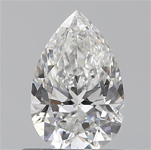 Picture of 0.60 Carats, Pear F Color, VS2 Clarity and Certified by GIA