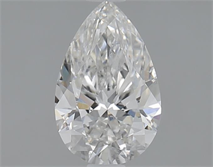 Foto 0.82 quilates, De pera , Color G, claridad SI2 y certificado por GIA de