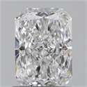 0.92 Carats, Radiant D Color, SI1 Clarity and Certified by GIA