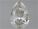 1.51 Carats, Pear J Color, SI2 Clarity and Certified by GIA