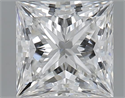 1.01 Carats, Princess G Color, SI1 Clarity and Certified by GIA