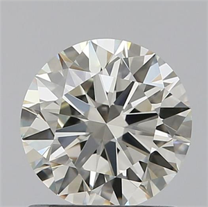 Picture of 0.90 Carats, Round with Excellent Cut, K Color, VVS1 Clarity and Certified by GIA
