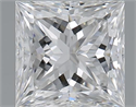 1.00 Carats, Princess E Color, VS1 Clarity and Certified by GIA