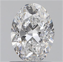 0.80 Carats, Oval D Color, VS1 Clarity and Certified by GIA