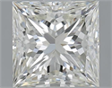 1.51 Carats, Princess I Color, VVS1 Clarity and Certified by GIA