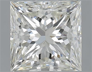 Picture of 1.51 Carats, Princess I Color, VVS1 Clarity and Certified by GIA