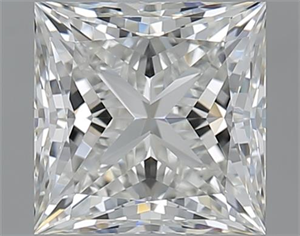 Foto 1.51 quilates, Princesa , Color G, claridad VVS2 y certificado por GIA de