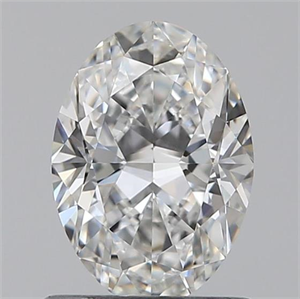 Picture of 0.80 Carats, Oval F Color, VVS1 Clarity and Certified by GIA