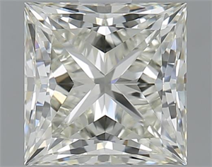 Picture of 1.51 Carats, Princess J Color, VVS2 Clarity and Certified by GIA