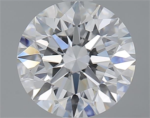 Picture of 1.63 Carats, Round with Excellent Cut, D Color, VVS1 Clarity and Certified by GIA