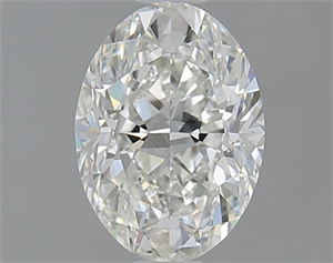 Picture of 0.91 Carats, Oval H Color, VS2 Clarity and Certified by GIA