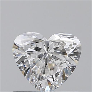 Picture of 0.50 Carats, Heart E Color, VVS1 Clarity and Certified by GIA