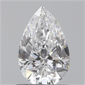 0.70 Carats, Pear D Color, VS2 Clarity and Certified by GIA