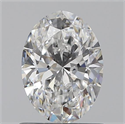 0.80 quilates, Ovalado , Color E, claridad VS1 y certificado por GIA