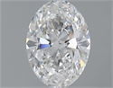 1.00 quilates, Ovalado , Color F, claridad VS1 y certificado por GIA