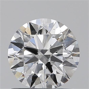 Picture of 0.80 Carats, Round with Excellent Cut, D Color, SI2 Clarity and Certified by GIA
