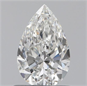 0.70 Carats, Pear G Color, SI1 Clarity and Certified by GIA