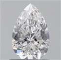 0.70 Carats, Pear D Color, SI1 Clarity and Certified by GIA
