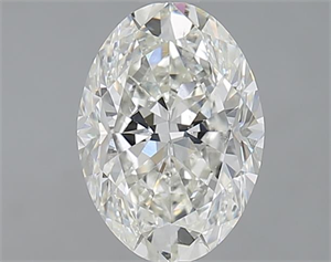 Picture of 1.50 Carats, Oval I Color, SI2 Clarity and Certified by GIA