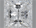 1.01 Carats, Princess E Color, VS2 Clarity and Certified by GIA