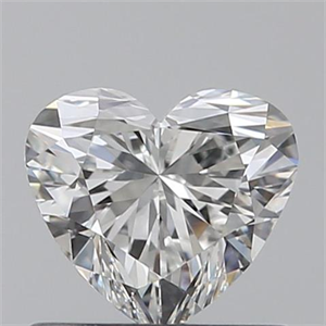 Picture of 0.60 Carats, Heart G Color, VS1 Clarity and Certified by GIA