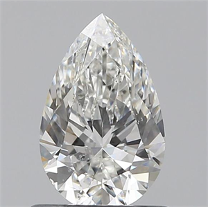 Picture of 0.70 Carats, Pear H Color, SI2 Clarity and Certified by GIA