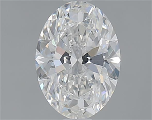 Picture of 1.01 Carats, Oval F Color, SI1 Clarity and Certified by GIA
