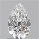0.70 Carats, Pear D Color, VS2 Clarity and Certified by GIA