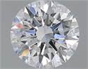 1.36 quilates, Redondo Ideal, Color E, claridad VVS1 y certificado por GIA
