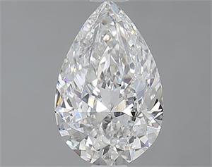 Picture of 1.00 Carats, Pear F Color, VS2 Clarity and Certified by GIA