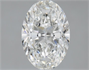 1.20 Carats, Oval H Color, SI1 Clarity and Certified by GIA