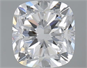 1.50 Carats, Cushion D Color, VS2 Clarity and Certified by GIA