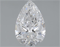 1.01 Carats, Pear D Color, SI1 Clarity and Certified by GIA