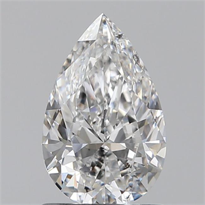 Picture of 0.90 Carats, Pear E Color, SI2 Clarity and Certified by GIA