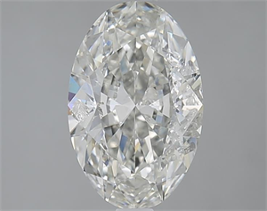 Picture of 1.71 Carats, Oval H Color, SI2 Clarity and Certified by GIA
