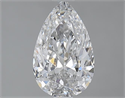 1.21 Carats, Pear E Color, VVS1 Clarity and Certified by GIA