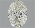 2.00 Carats, Oval J Color, VS2 Clarity and Certified by IGI