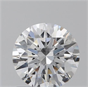 0.74 Carats, Round with Excellent Cut, D Color, VS1 Clarity and Certified by GIA