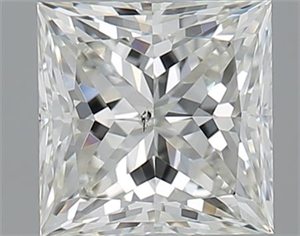 Picture of 1.01 Carats, Princess J Color, SI1 Clarity and Certified by GIA