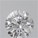 0.80 Carats, Round with Excellent Cut, E Color, SI2 Clarity and Certified by GIA