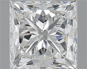 Picture of 1.70 Carats, Princess H Color, VS2 Clarity and Certified by GIA