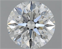 1.00 Carats, Round with Excellent Cut, G Color, VVS2 Clarity and Certified by GIA