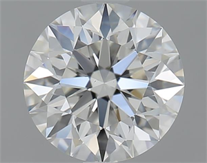 Picture of 1.00 Carats, Round with Excellent Cut, G Color, VVS2 Clarity and Certified by GIA