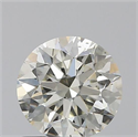 0.80 Carats, Round with Excellent Cut, J Color, VS2 Clarity and Certified by GIA