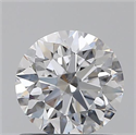 0.80 quilates, Redondo Ideal, Color D, claridad VS2 y certificado por GIA
